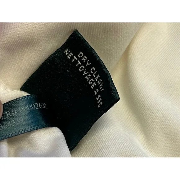 Lauren Ralph Lauren Cream Ivory Crochet Lace Dress XS Wedding Boho Floral Beach - Picture 7 of 7